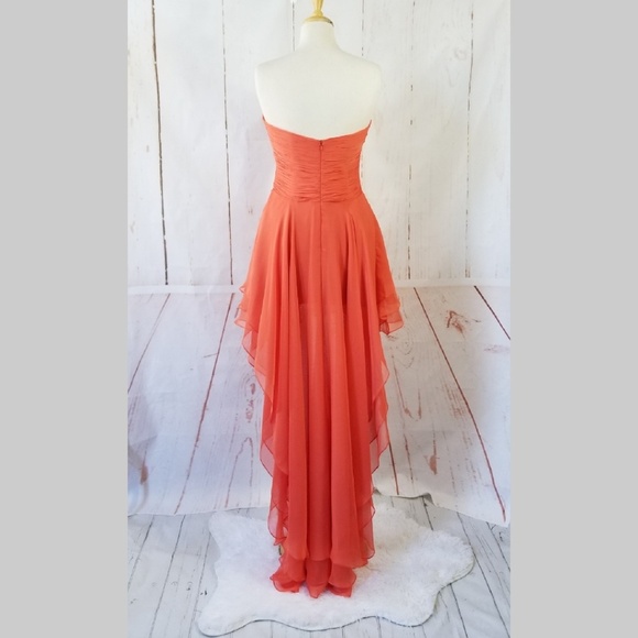 ALYCE PARIS Strapless Hi Low Formal Dress - Picture 4 of 8